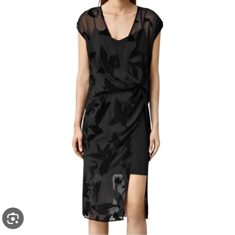 ALLSAINTS velvet dress